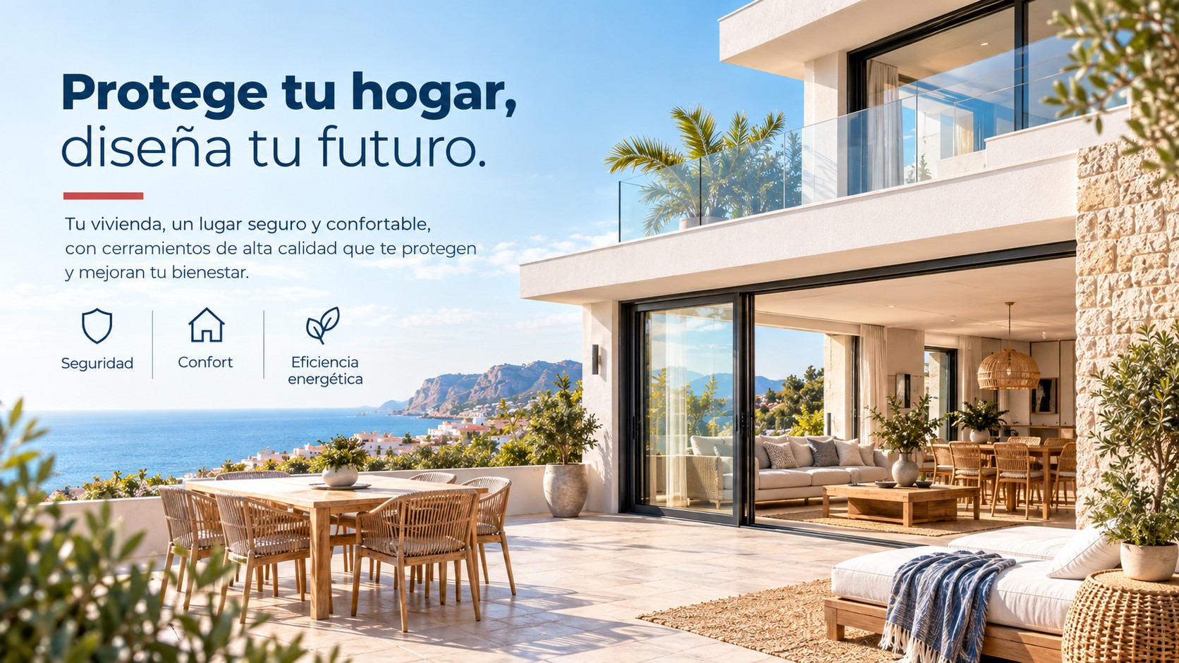 Protege tu hogar junto al mar