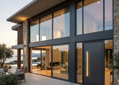 cerramiento aluminio vivienda grandes ventanales